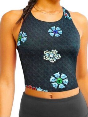 Champion C Bling Fitted Crop Top Women’s Size Medium